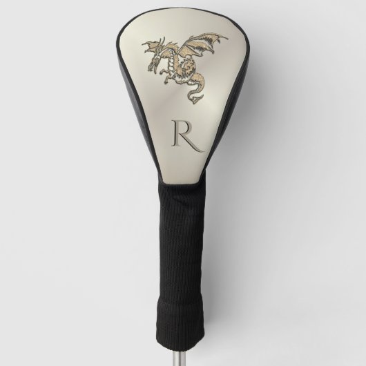 Golden Dragon Golfheadcover (Voorkant)