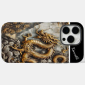 Golden Dragon Oplopend Case-Mate iPhone Case (Achterkant (horizontaal))