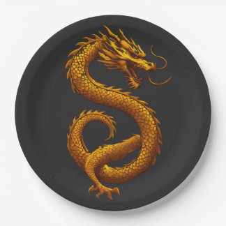 Golden Dragon Papieren Bordje