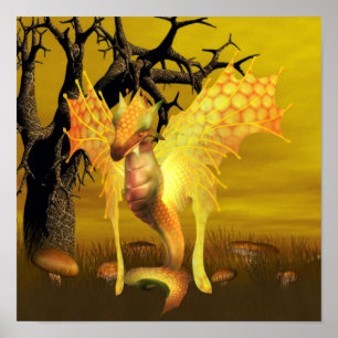 Golden Dragon Posters