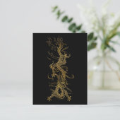 GOLDEN DRAGON Series Briefkaart (Staand voorkant)