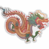 Golden Dragon Sticker (Voorkant)