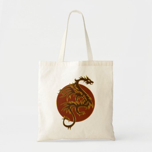 Golden Dragon Sun Tote Bag (Voorkant)