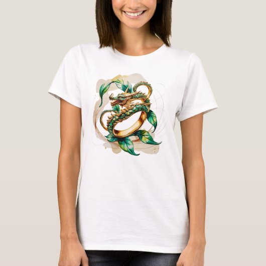 Golden dragon t-shirt (Voorkant)
