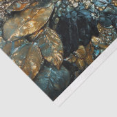 Golden Dragon Woman Fantasy Decoupage Tissuepapier (Detail)