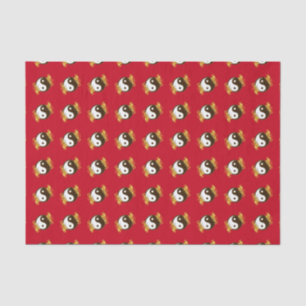 Golden Dragon Yin Yang Tissuepapier