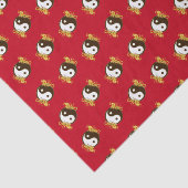 Golden Dragon Yin Yang Tissuepapier (Detail)