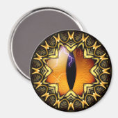 Golden Dragon's Eye Magneet (Voorkant / Achterkant)
