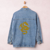 Golden drakenvuur denim jacket (Hangar)