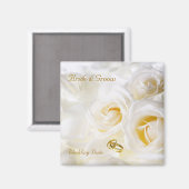 Golden Dream Wedding Favor Magnet (Recto/Verso)