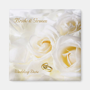 Golden Dream Wedding Favor Magnet Magneet