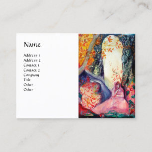 GOLDEN DREAM Yoga Meditation Zen Garden White Visitekaartje