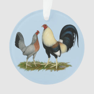 Golden Duckwing Kippen Ornament