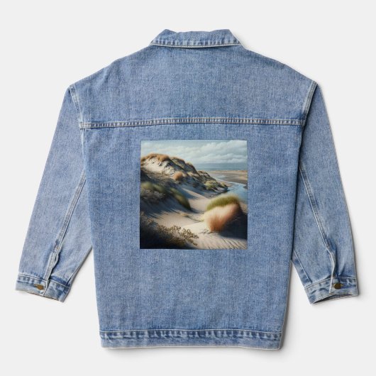 Golden Dunes Denim Jacket (Achterkant)