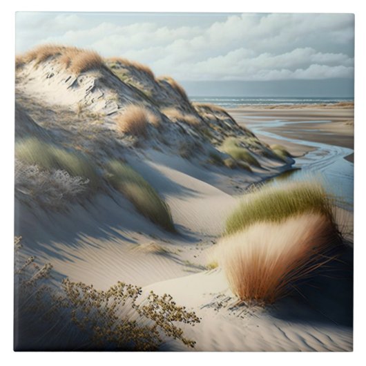 Golden Dunes Tegeltje (Voorkant)