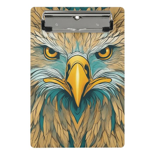 Golden Eagle Artwork Mini Klembord (Voorkant)