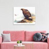 Golden Eagle Canvas Afdruk (Insitu (Woonkamer))
