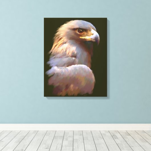 Golden Eagle Canvas Afdruk (Insitu (Houten vloer))