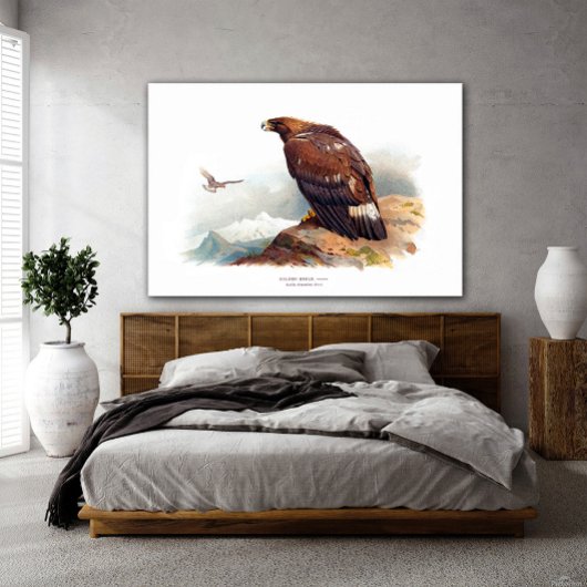 Golden Eagle Canvas Afdruk