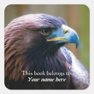 Golden Eagle "Dit boek behoort tot" Sticker
