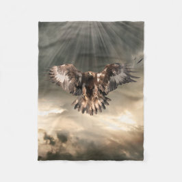 Golden Eagle Fleece Deken