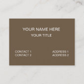 Golden Eagle Head Visitekaartje (Achterkant)