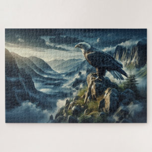 Golden Eagle Lookout, realistisch, rotsachtige pie Legpuzzel