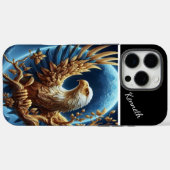 Golden Eagle Moon horloge Case-Mate iPhone Case (Achterkant (horizontaal))