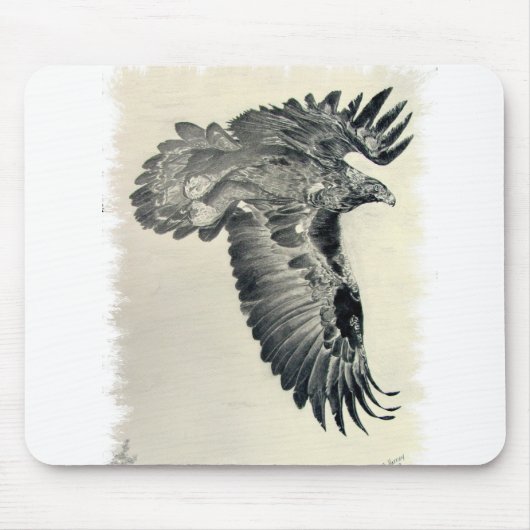 Golden Eagle Mousepad Muismat (Voorkant)