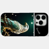Golden Eagle Perches Case-Mate iPhone Case (Achterkant (horizontaal))