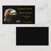 Golden Eagle Portrait Visitekaartje (Voorkant / Achterkant)