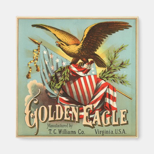 Golden Eagle Tobacco 1900 Magneet (Voorkant)