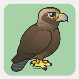 Golden Eagle Vierkante Sticker