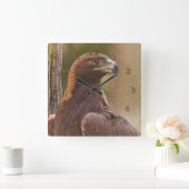 GOLDEN EAGLE “VOYAGER” SQUARE WALL CLOCK VIERKANTE KLOK (Huis)