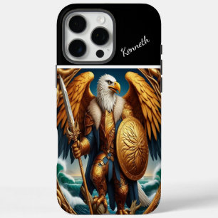 Golden Eagle Warrior iPhone 16 Pro Max Hoesje