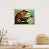 Golden Eagle - Wilde dieren van de wereld Poster (Keuken)