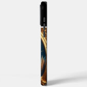 Golden Eagle's Maanverlichte Horloge Case-Mate iPhone Case (Achterkant / Links)