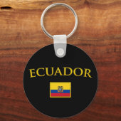 Golden Ecuador Sleutelhanger (Voorkant)