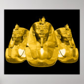 Golden Egyptian Pharaohs Poster (Voorkant)
