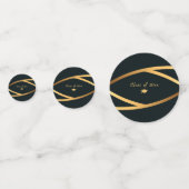 Golden Elegance Class Of Graduation Confetti (Achterkanten)