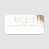 Golden elegance naamplaatje (Voorkant)