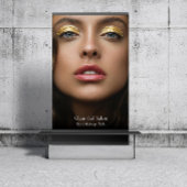 Golden Elegance Salon Poster