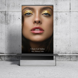 Golden Elegance Salon Poster