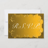 Golden Elegance Wedding RSVP (Devant)