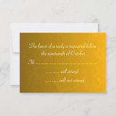 Golden Elegance Wedding RSVP (Dos)