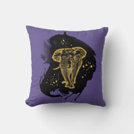 Golden Elephant Kissen Ultra Violet Kussen