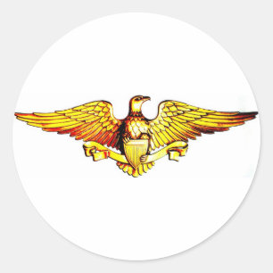 GOLDEN ELGF-stickers Ronde Sticker