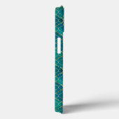 Golden Emerald Geometry Case-Mate iPhone Case (Achterkant / Rechts)