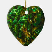 Golden Emerald Heart Ornament (Rechts)