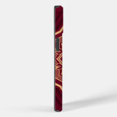 Golden en Crimson Arabesque Style Mandala Case-Mate iPhone Case (Achterkant / Rechts)